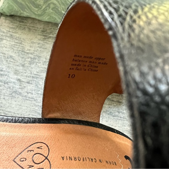 BC Born in California Size 10 Black Wedge Heels - Picture 6 of 7